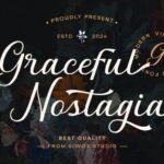 Graceful Nostagia Font - Featured Image