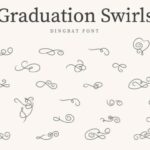 Graduation Swirls Font - Featured Image