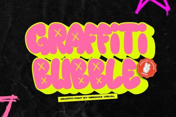 Graffiti Bubble Font - Featured Image