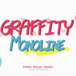 Graffiti Monoline Font - Featured Image