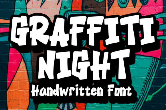 Graffiti Night Font - Featured Image