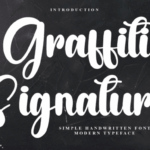 Graffiti Signature Font - Featured Image