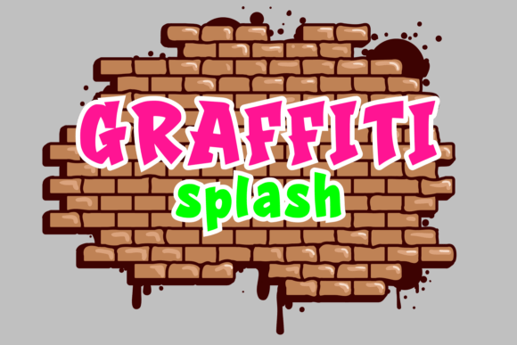 Graffiti Splash Font - Featured Image