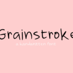 Grainstroke Font - Featured Image