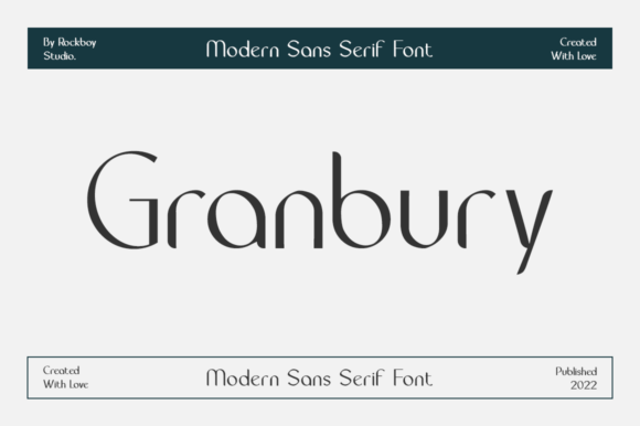 Granbury Font - Featured Image