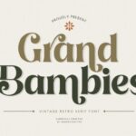 Grand Bambies Font - Featured Image