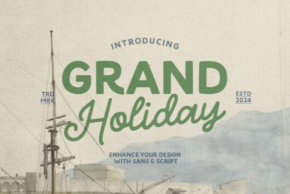 Grand Holiday Font - Featured Image