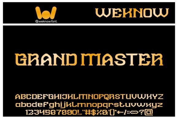 Grand Master Font - Featured Image