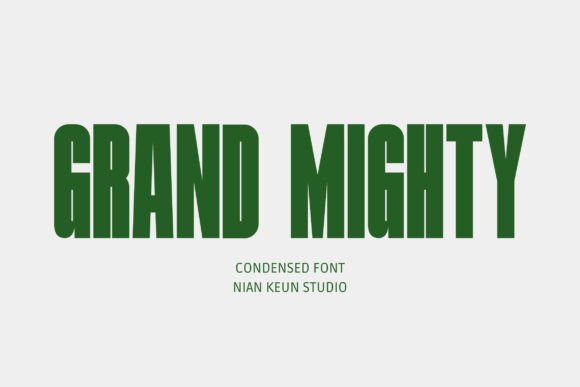 Grand Mighty Font - Featured Image