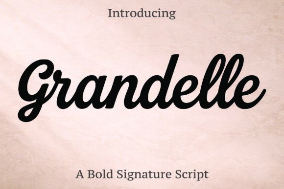 Grandelle Font - Featured Image
