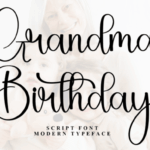Grandma Birthday Font - Featured Image