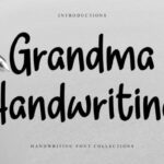 Grandma Handwriting Font - Featured Image