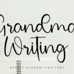 Grandma Writing Font - Featured Image