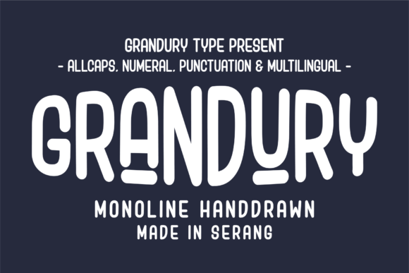 Grandury Font - Featured Image