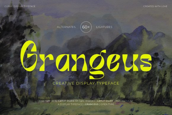 Grangeus - Creative Display Font - Featured Image