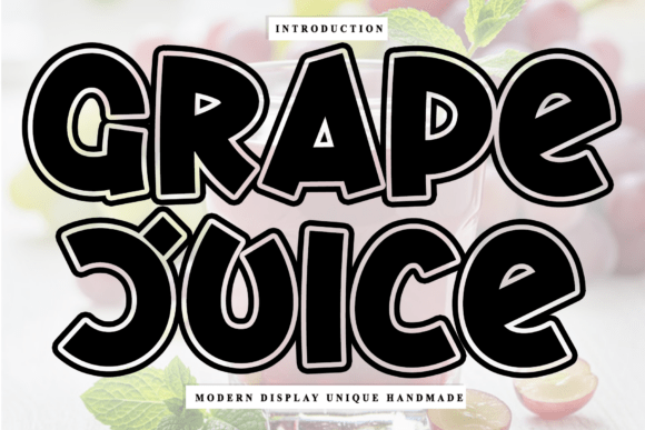 Grape Juice Font - Featured Image
