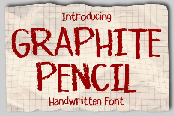 Graphite Pencil Font - Featured Image