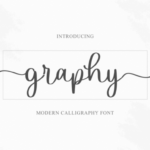 Graphy Font - Featured Image