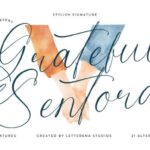 Grateful Sentora Font - Featured Image
