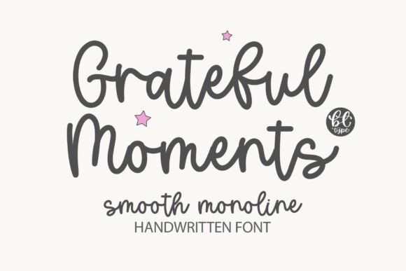 Gratefulmoments Font - Featured Image