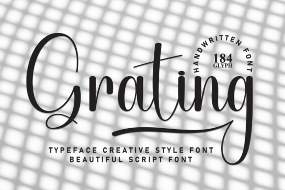 Grating Font - Featured Image