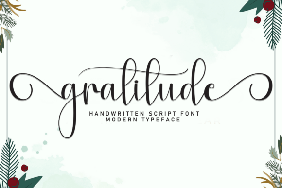 Gratitude Font - Featured Image