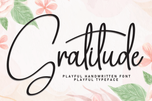 Gratitude Font - Featured Image