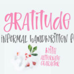 Gratitude Font - Featured Image