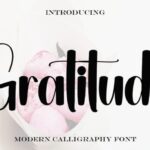 Gratitude Font - Featured Image