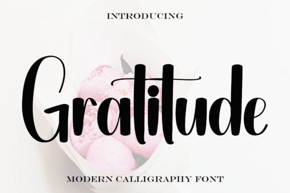 Gratitude Font - Featured Image