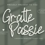 Gratte Passie Font - Featured Image