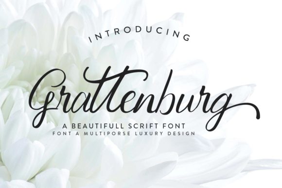 Grattenburg Font - Featured Image