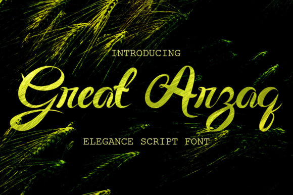 Great Arzaq Font - Featured Image