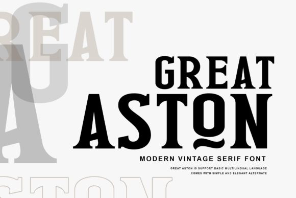 Great Aston Font - Featured Image