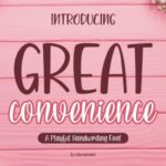 Great Convenience Font - Featured Image