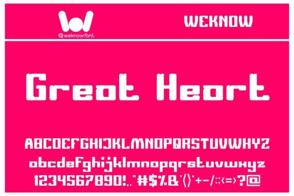 Great Heart Font - Featured Image