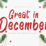 Great in December Font - Featured Image