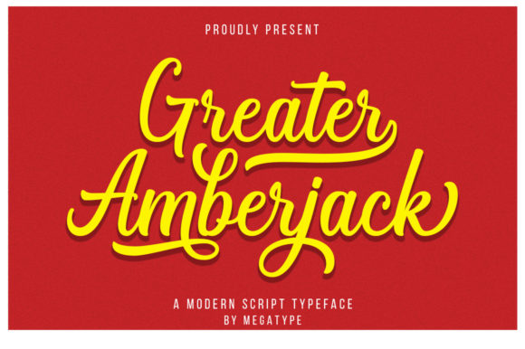 Greater Amberjack Font - Featured Image