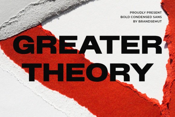 Greater Theory Font - Featured Image
