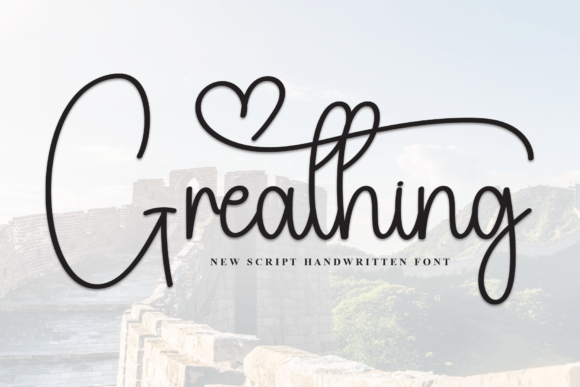 Greathing Font - Featured Image