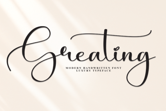 Greating Font - Featured Image