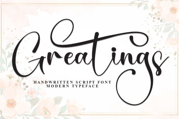 Greatings Font - Featured Image