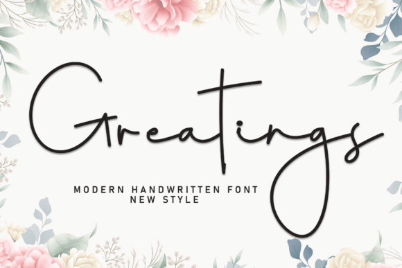 Greatings Font - Featured Image