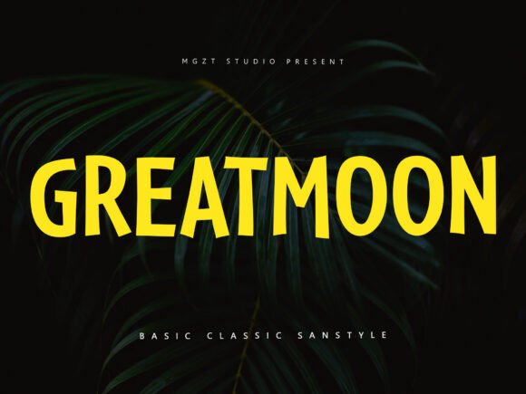 Greatmoon Font - Featured Image