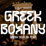Greek Boxany Font - Featured Image