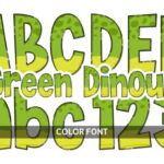 Green Dinous Font - Featured Image