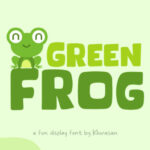 Green Frog Font - Featured Image