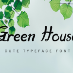 Green House Font - Featured Image
