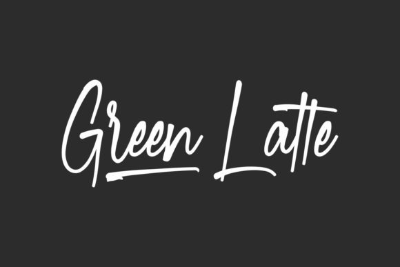 Green Latte Font - Featured Image