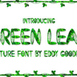 Green Leaf Font - Featured Image